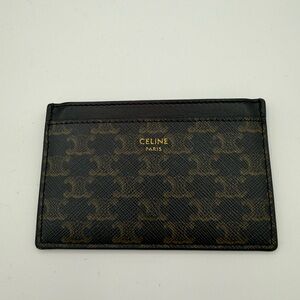 Celine Triomphe Monogram Card Holder
